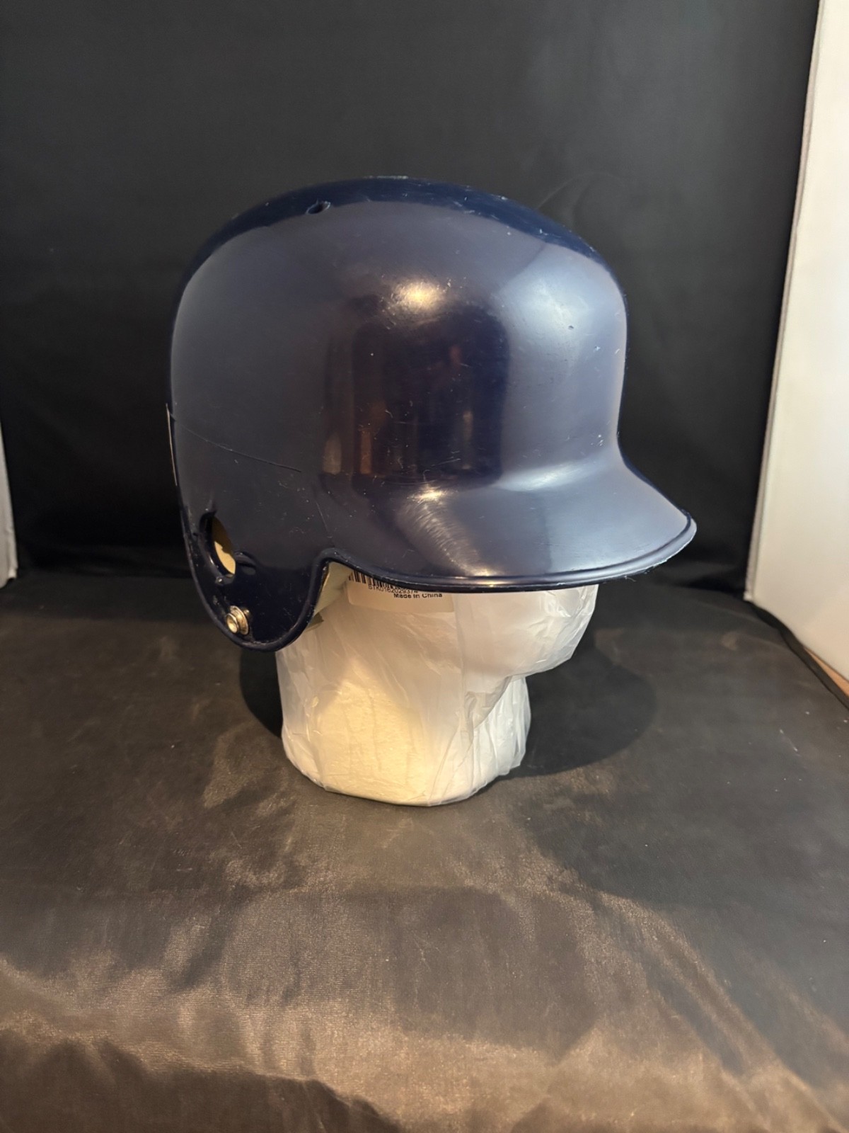 VTG NOKONA Baseball Batting 2 Ear Protected Helmet Small Navy New Scratches   H