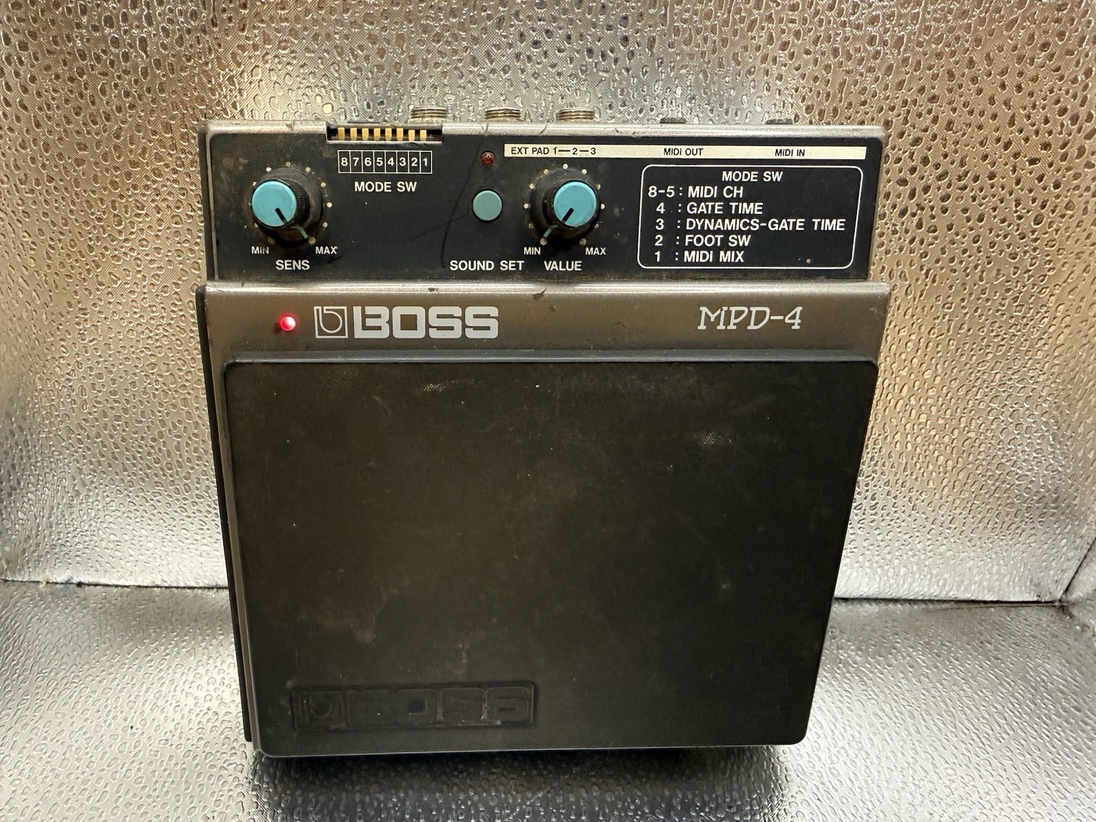 Vintage Boss MPD-4 MIDI Pad Controller Drum Trigger 100% Tested & Working LOOK!
