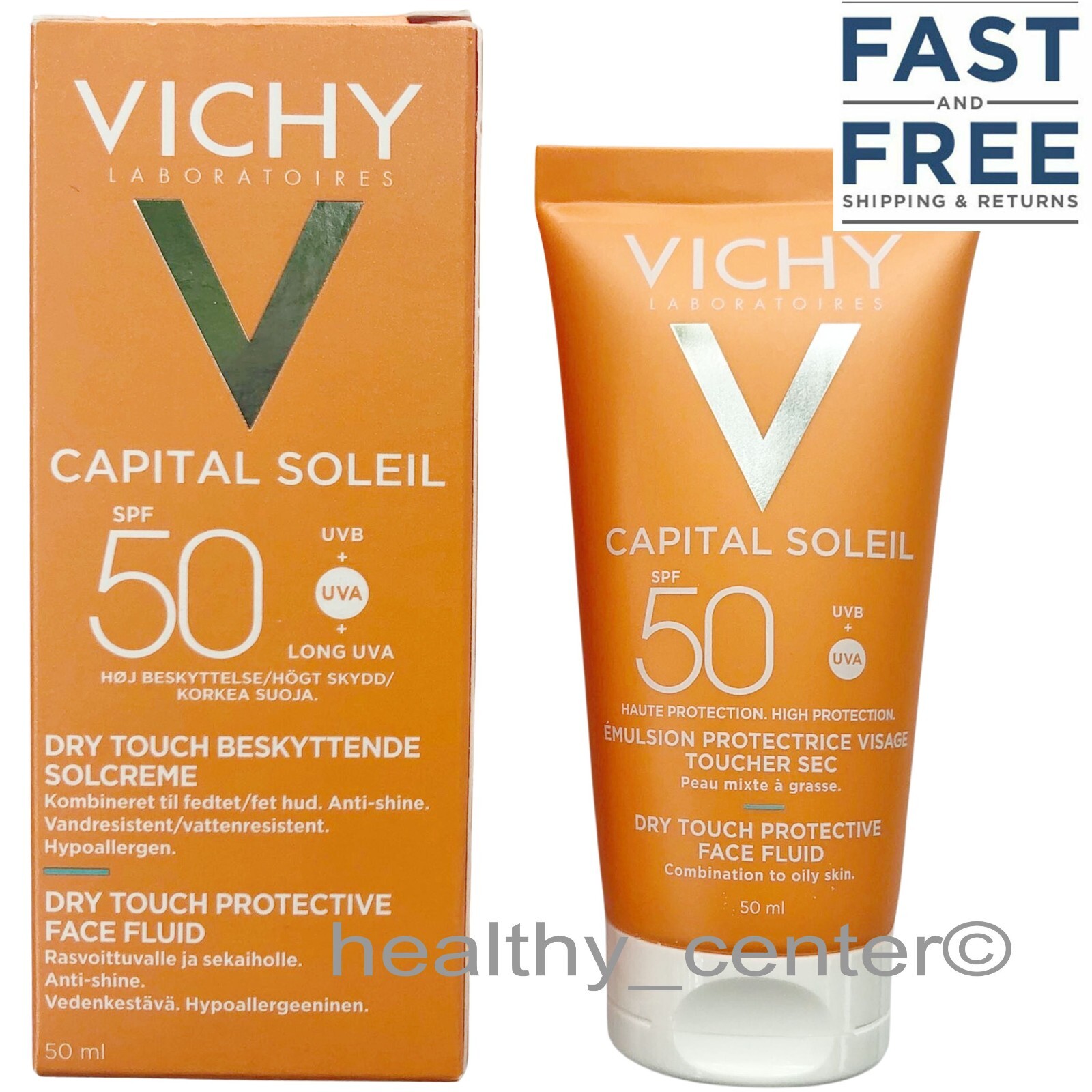 Vichy Capital Soleil Mattifying Dry Touch Face Fluid SPF50 50ml