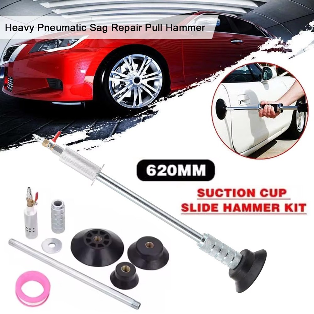 Air Pneumatic Dent Puller Car Auto Body Repair Tool Suction Up Cup Slide Hammer