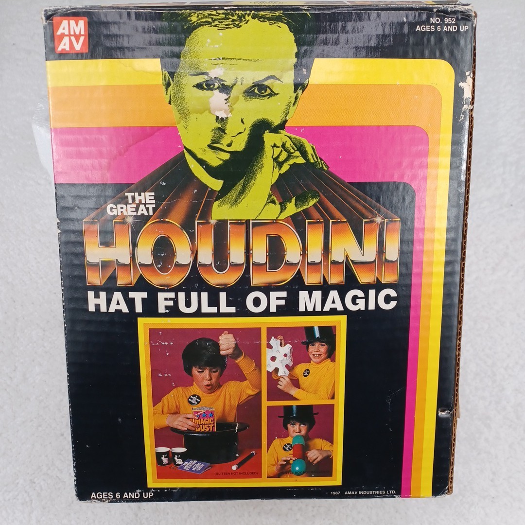 Houdini Hat Full Of Magic Amav 952 Incomplete 1987