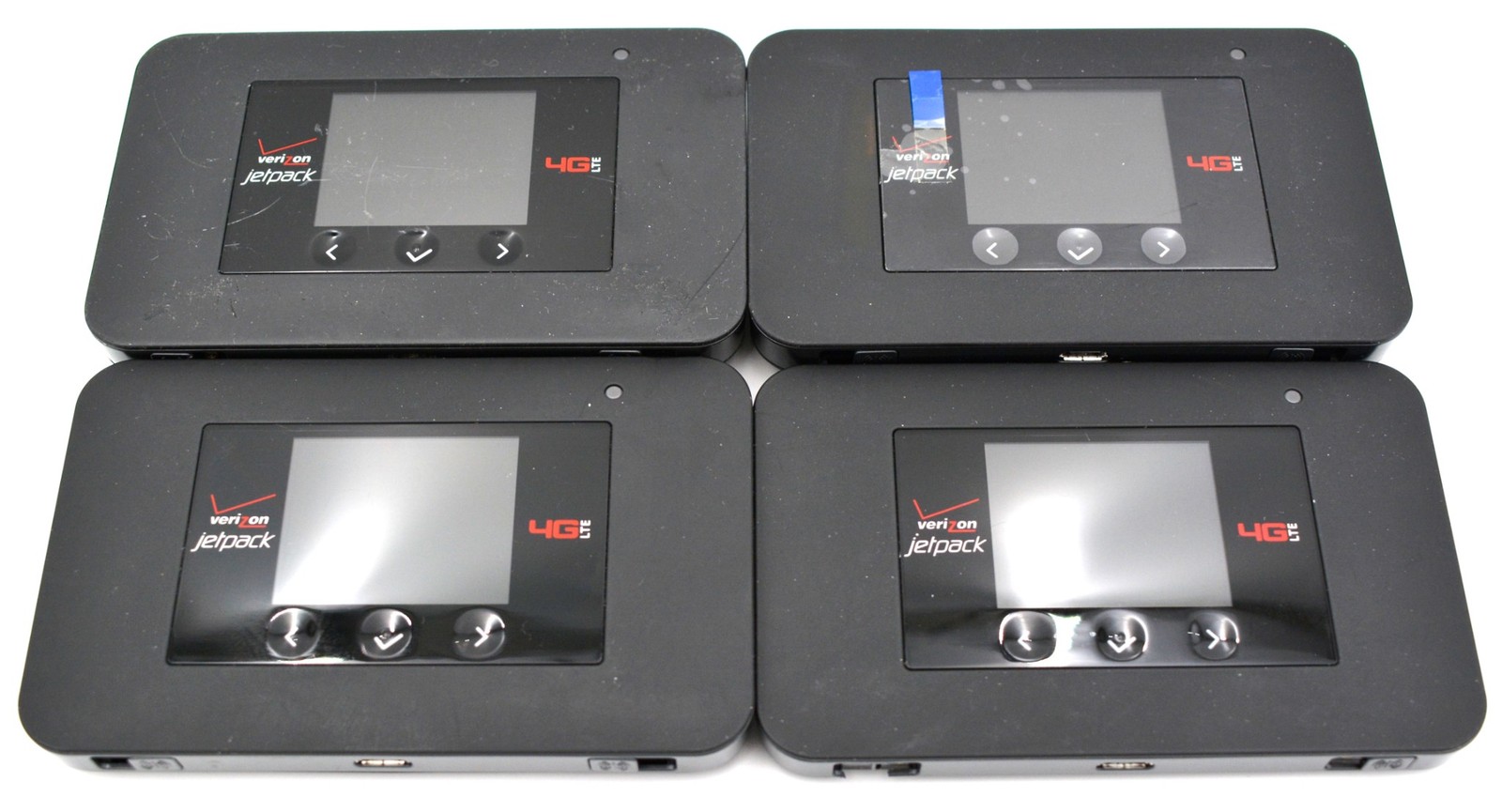 LOT OF 4 NETGEAR Verizon Jetpack AC791L 4G LTE Mobile Wi-Fi Hotspot - FOR PARTS