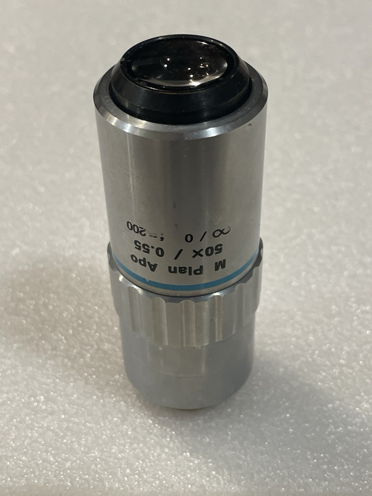 Mitutoyo M Plan Apo 50 X / 0.55 ∞ / 0 f=200 Microscope Objective Lens.