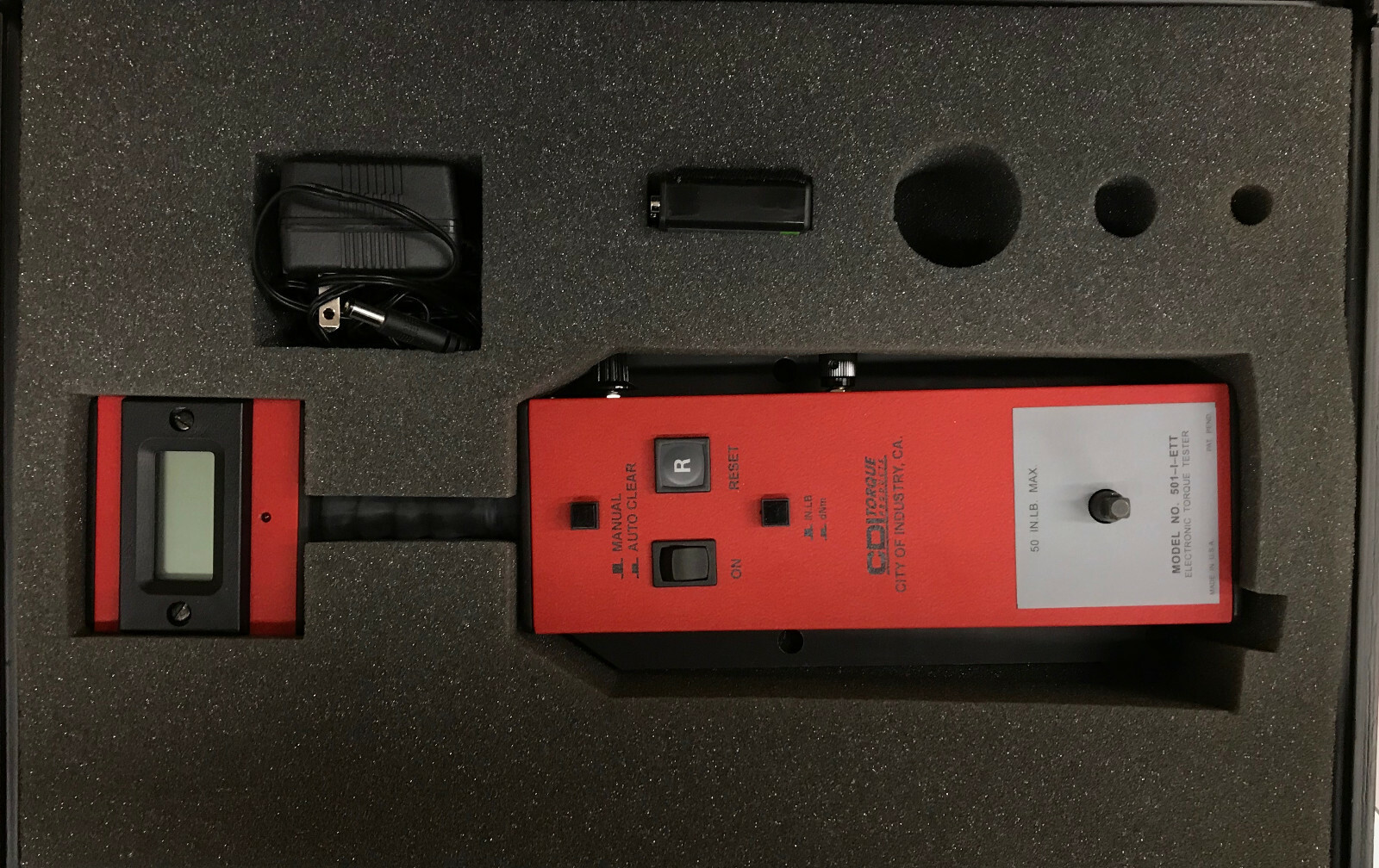 CDI Torque Tester 501-I-ETT 5inlb to 50inlb - NEEDS FACTORY REPAIR - SHOP DEMO
