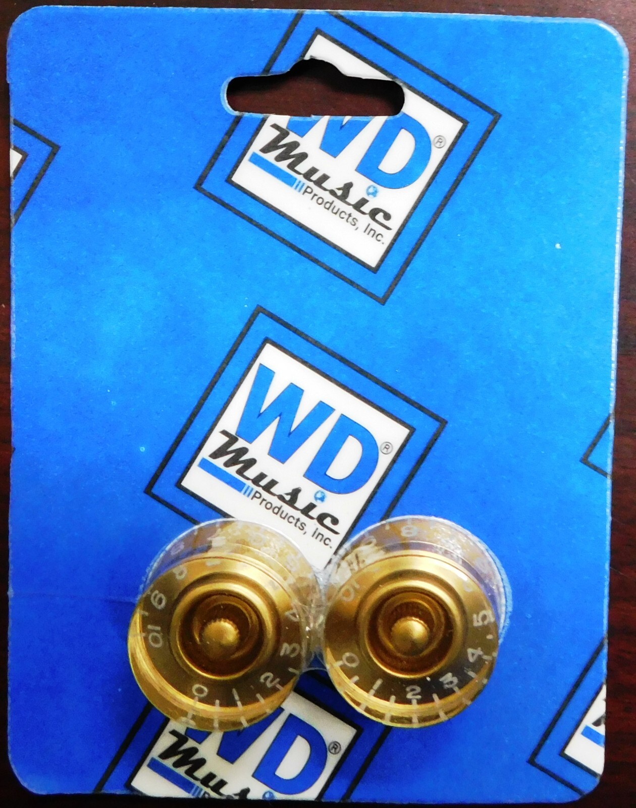 WD Music Set of 2 Electric Guitar Gold Speed Knobs - KG110