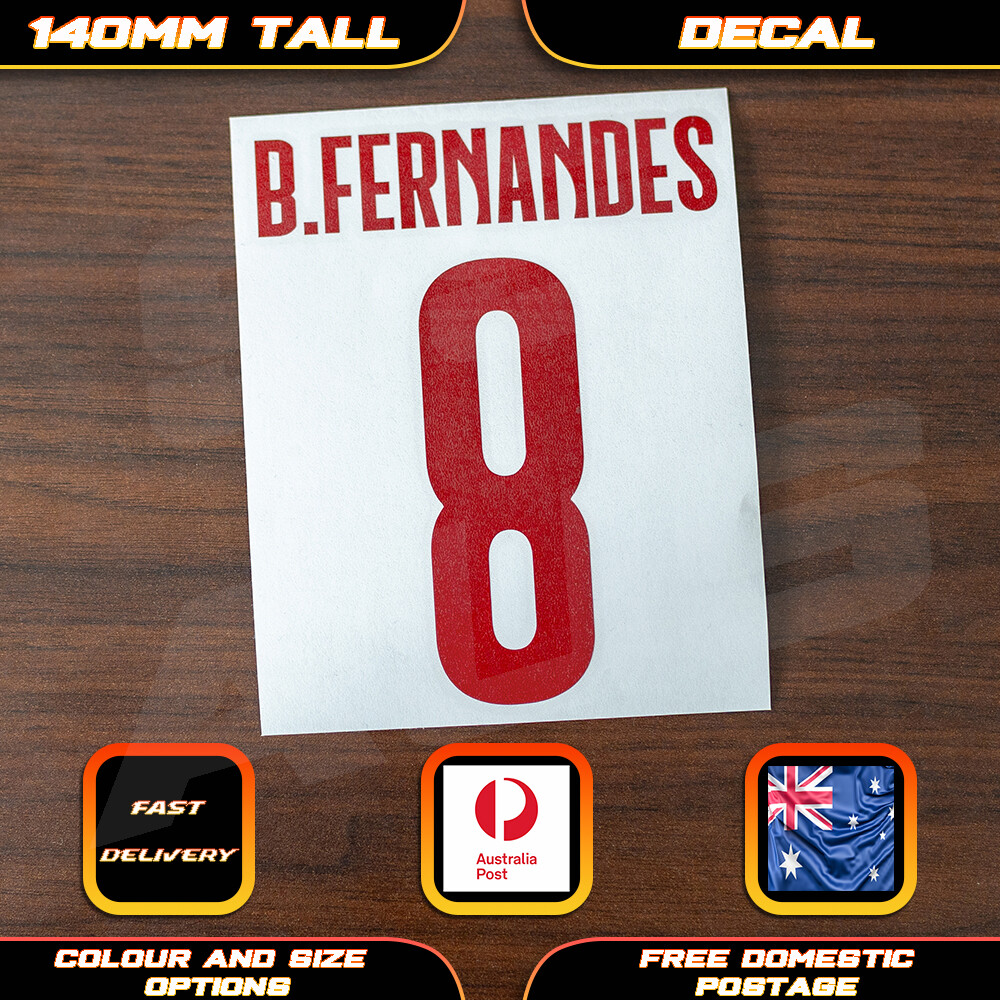 Bruno Fernandes Portugal Football Soccer World Cup Style Decal Sticker Car Kids