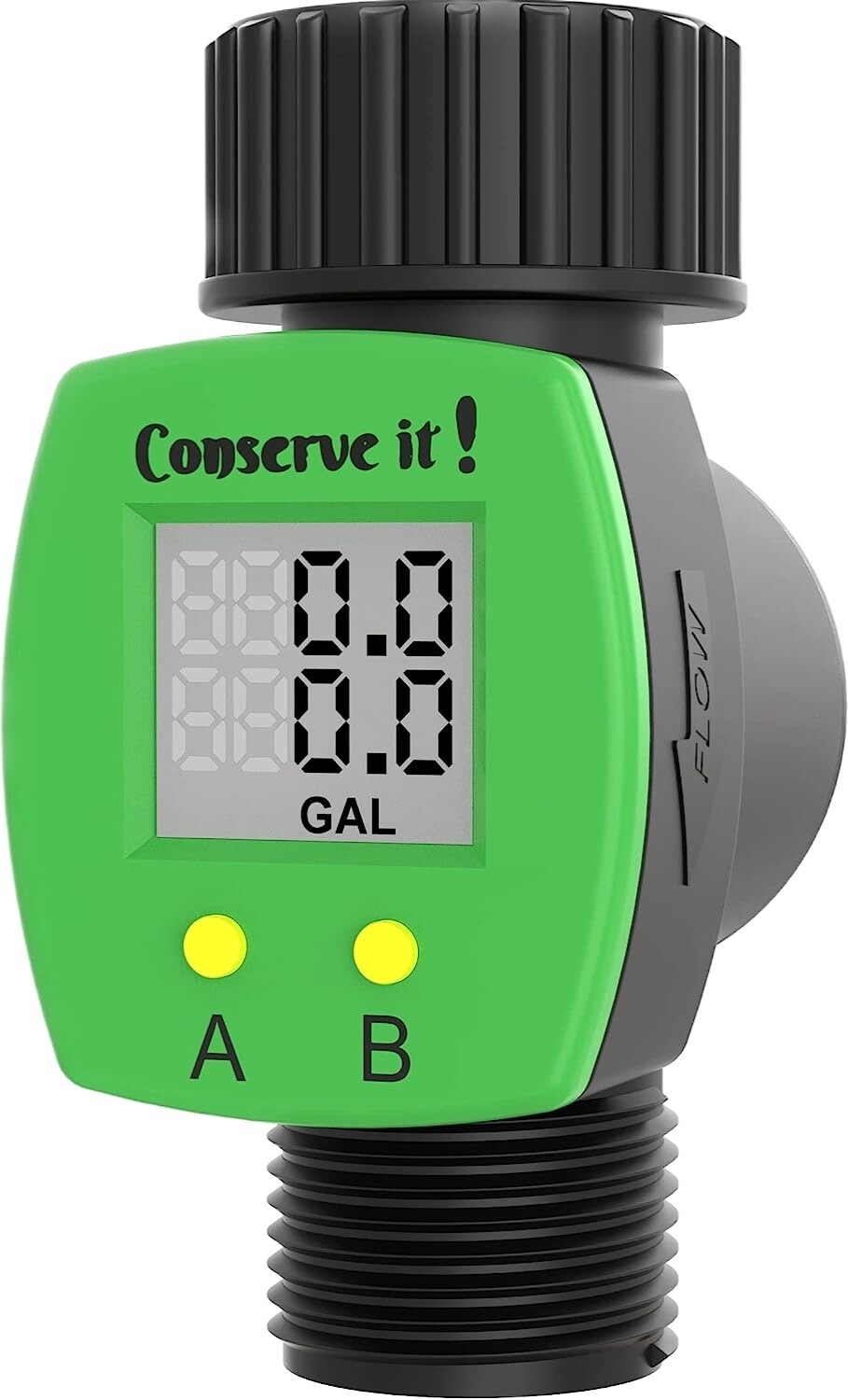 Water Flow Meter for Garden Hose for Watering or Filling RV Tank - Monitor Usage
