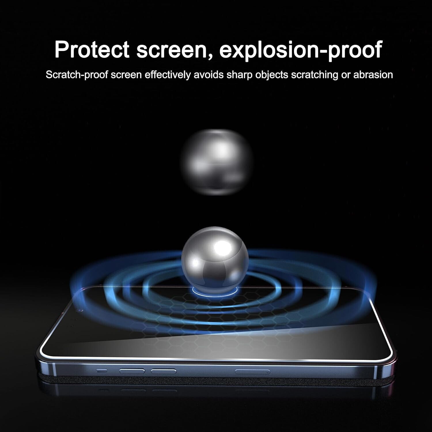 2 Pack Screen Protector Tempered Glass For iPhone 13/14/15/16 Pro Max Plus mini