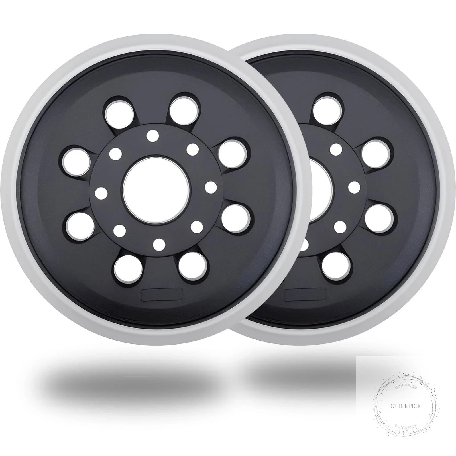 2 Pack 5 Inch 8 Hole Hook & Loop Replacement Sander Pad for 5" Bosch ROS20VS,