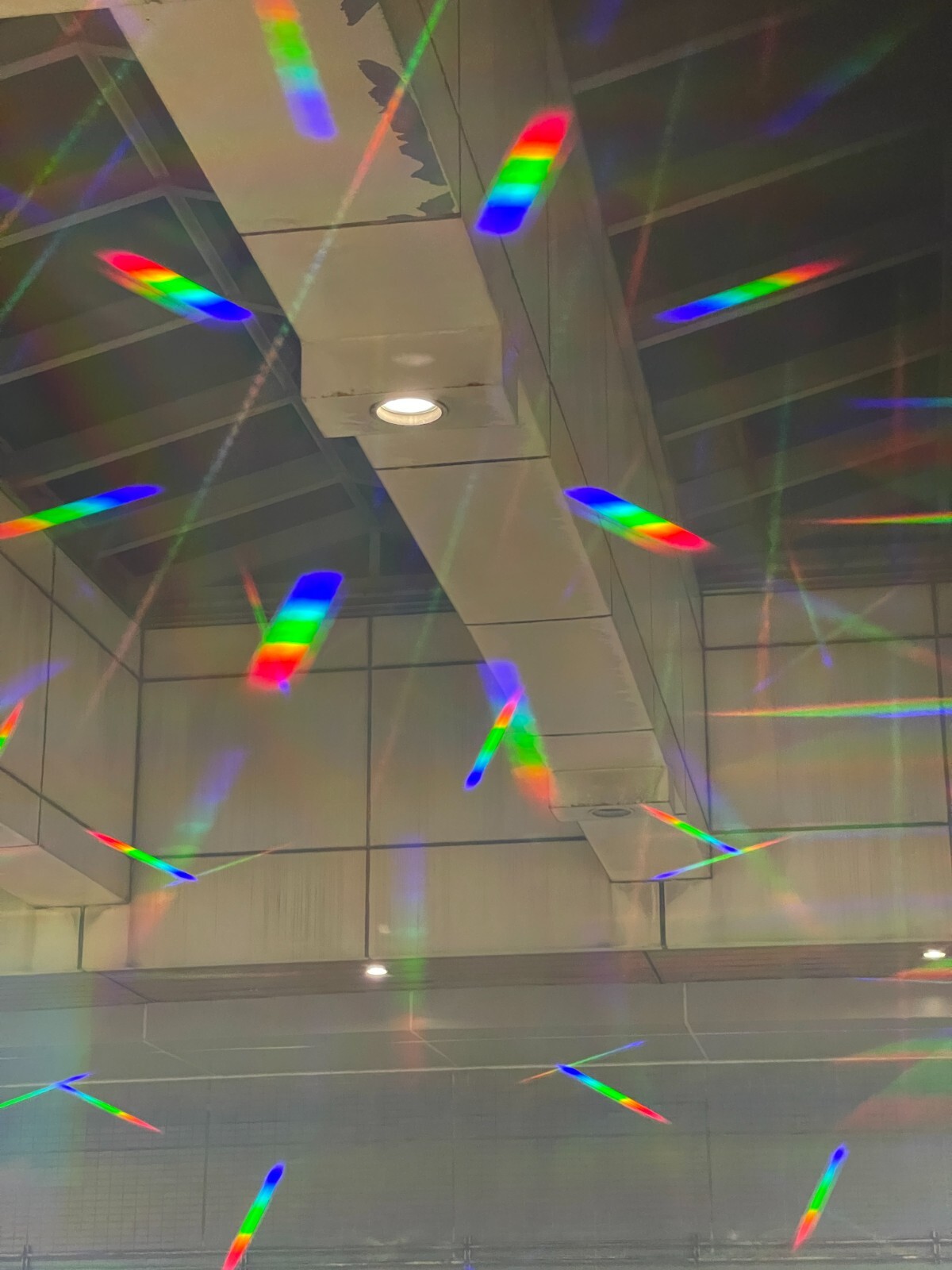 Rainbow Diffraction Acrylic Filter for Mobile Phone