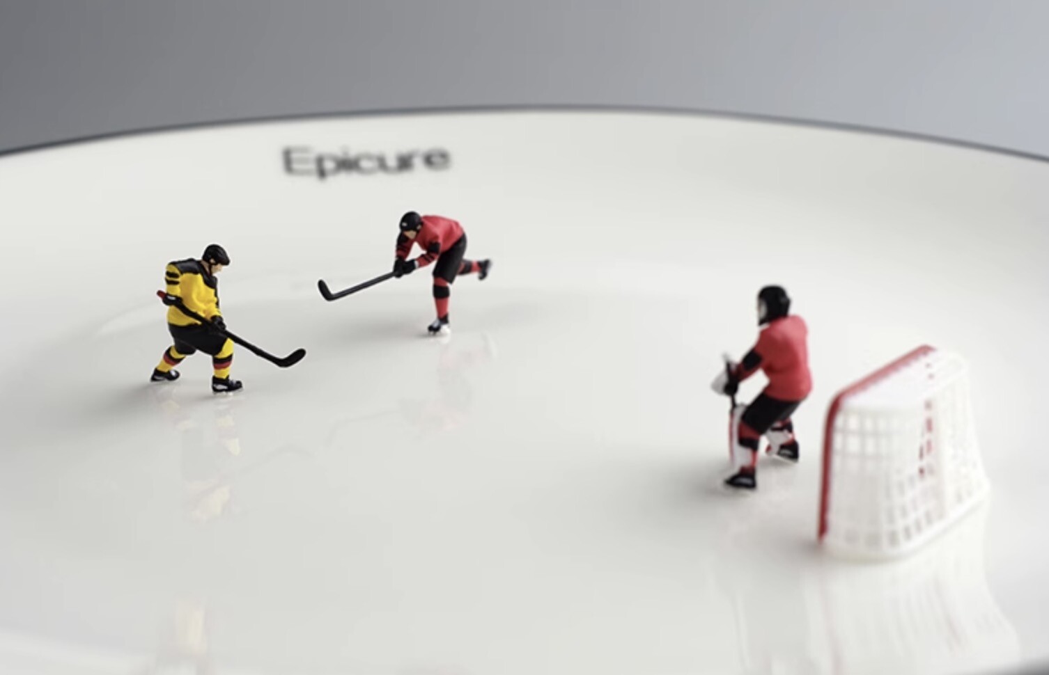 ZD 1:64 Painted Figure Model Miniature Resin  Ice Hockey Players Door Set 4p