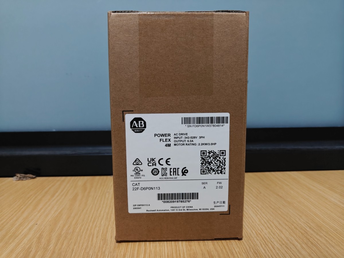 New AB 22F-D6P0N113 Industrial Drive Free Shipping New in Box Factory Sealed
