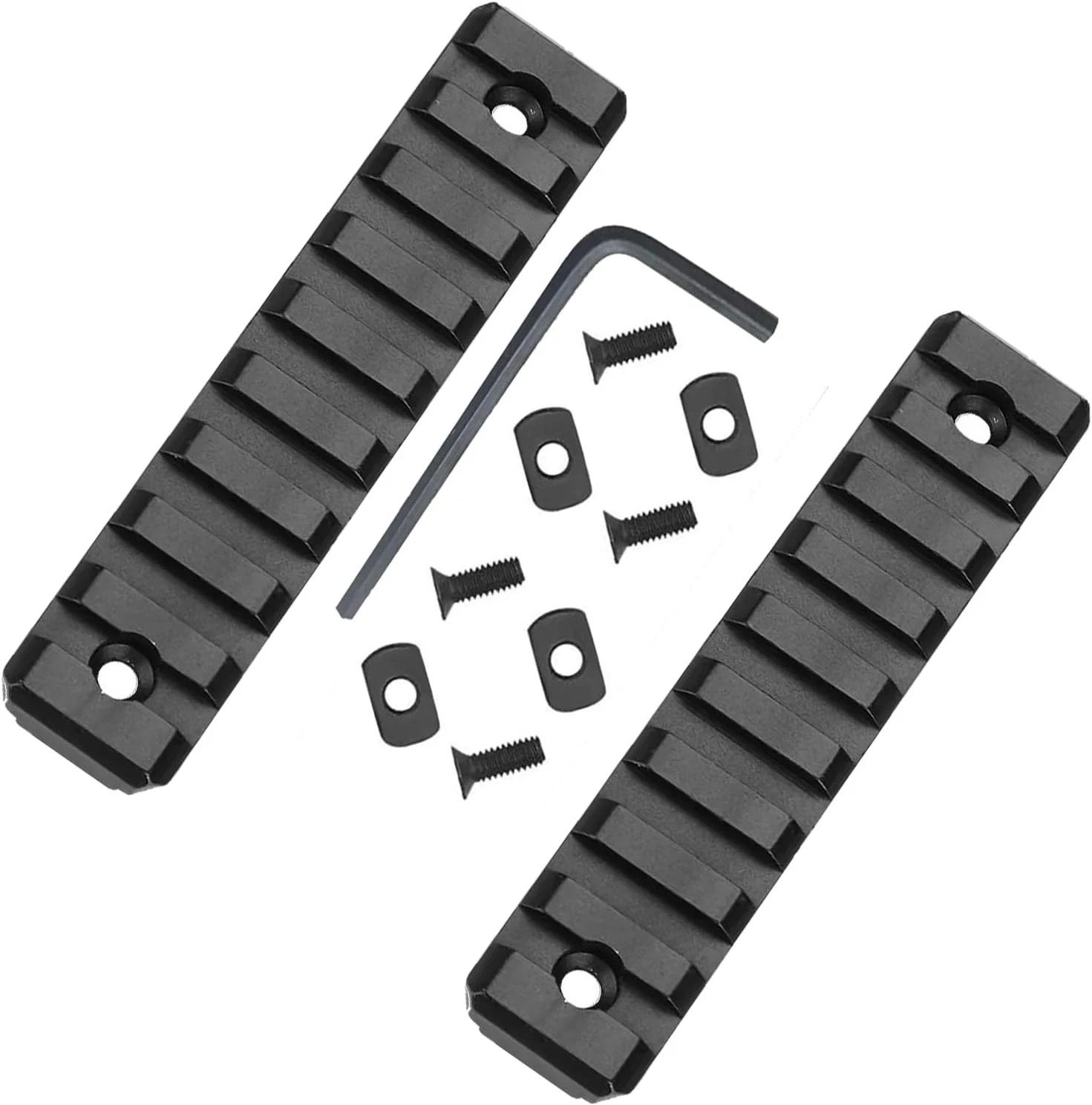 Multi Slots Mlok to Picatinny Rail Adapter | Set of 9 Slot Ar Picatinny Rail Sys