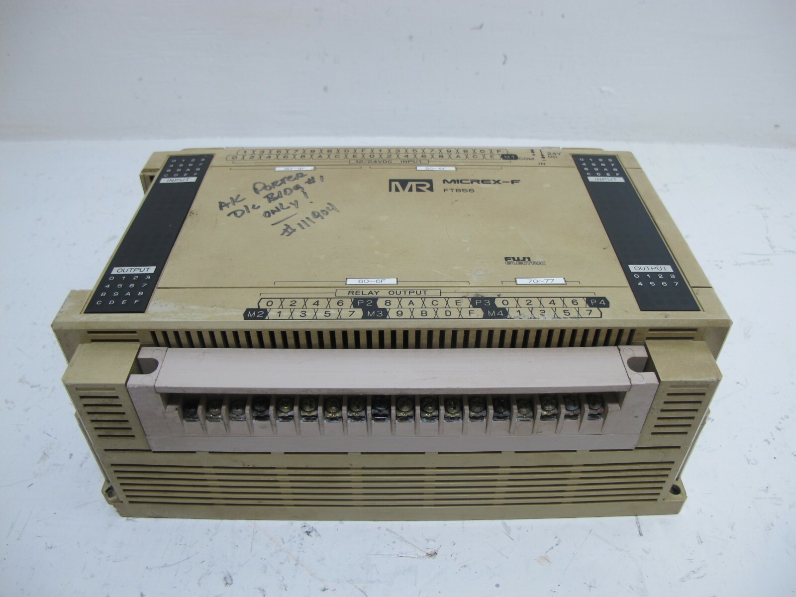 Fuji Electric MR MICREX-F FTB56 FTB56R Controller MICREXF Control FTB56-R I/O