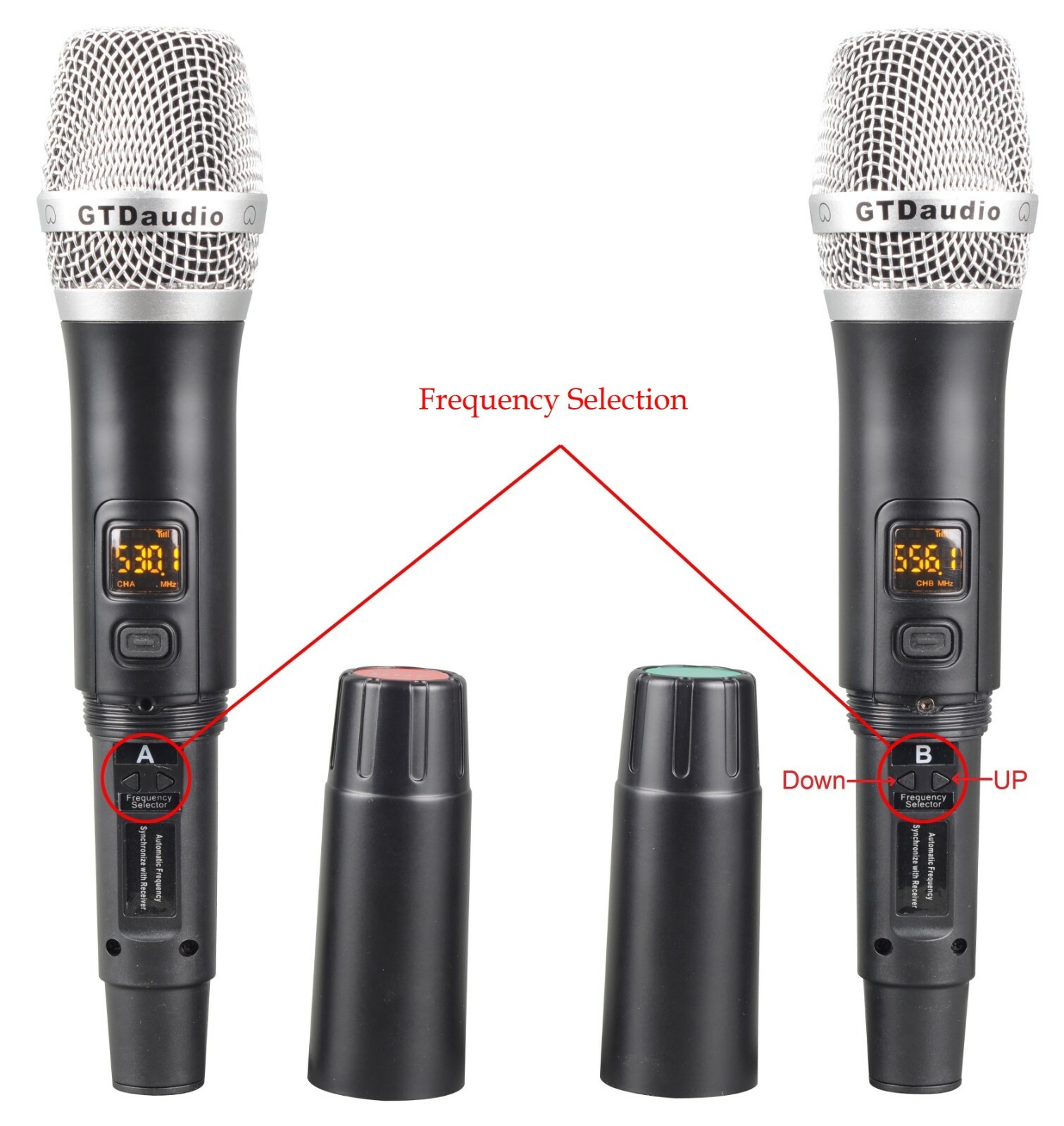GTD Audio 32 Selectable Channels Wireless Handheld Microphone Mic system LX-22
