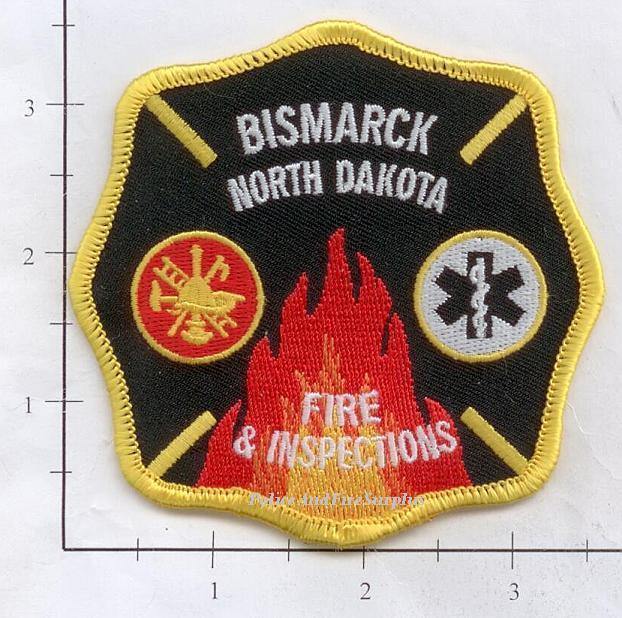 North Dakota - Bismarck ND Fire & Inspections Fire Patch