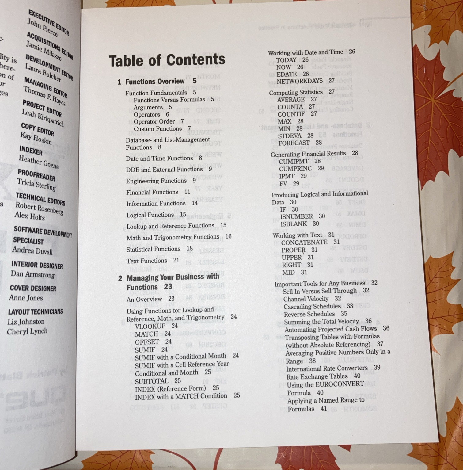 Microsoft Excel 2000 Functions In Practice With CD