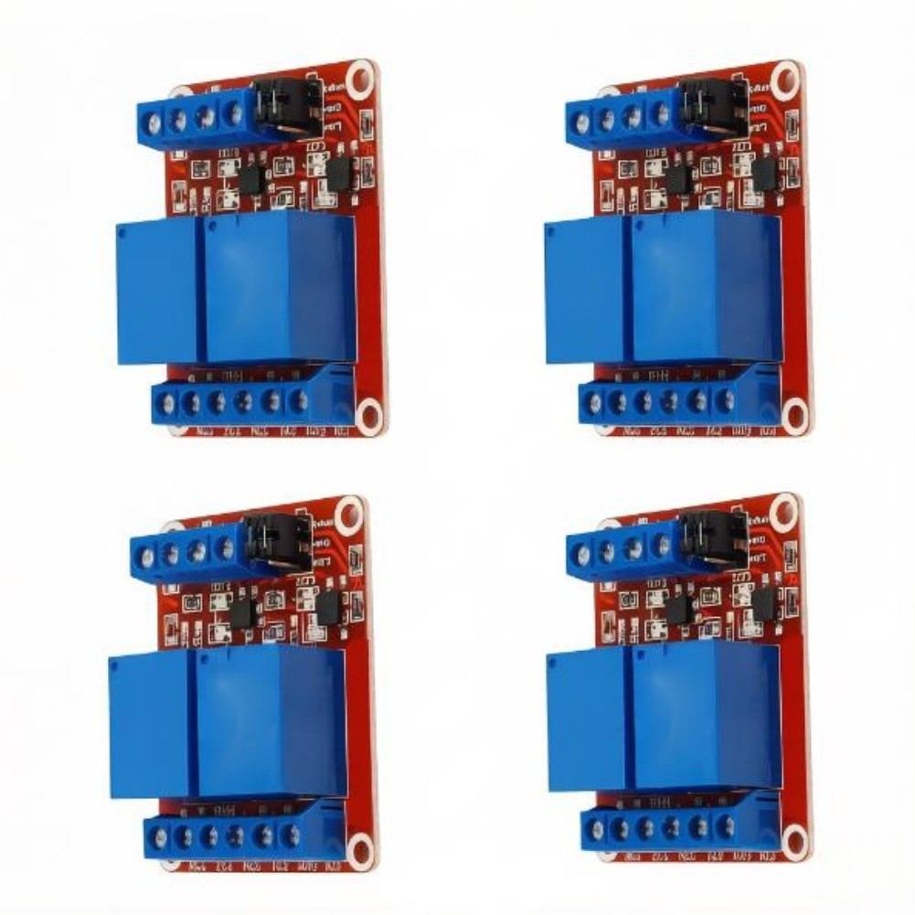 4-Channel 12V Switch Board with Optocoupler Isolation 4pcs for Microcontroller