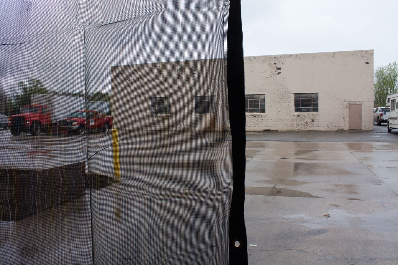 10'x16' 10oz Multi Mesh Tarp PVC Coated Poly Shade ROLL-OFF