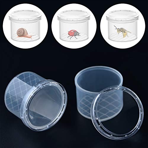 16 Pieces Bug Viewer Critter Insect Cage Magnifying Insect Box Bug 16 Pack