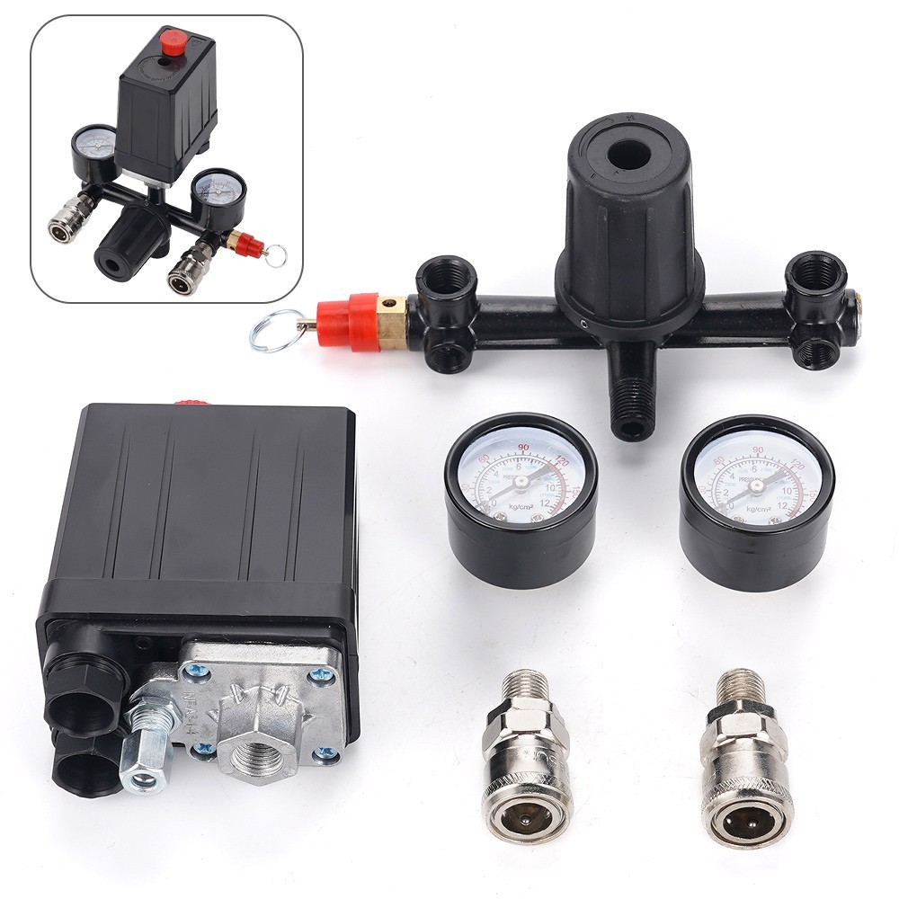 Air Compressor Pressure Switch 90–120PSI Controller for Fast Pressure Reduction