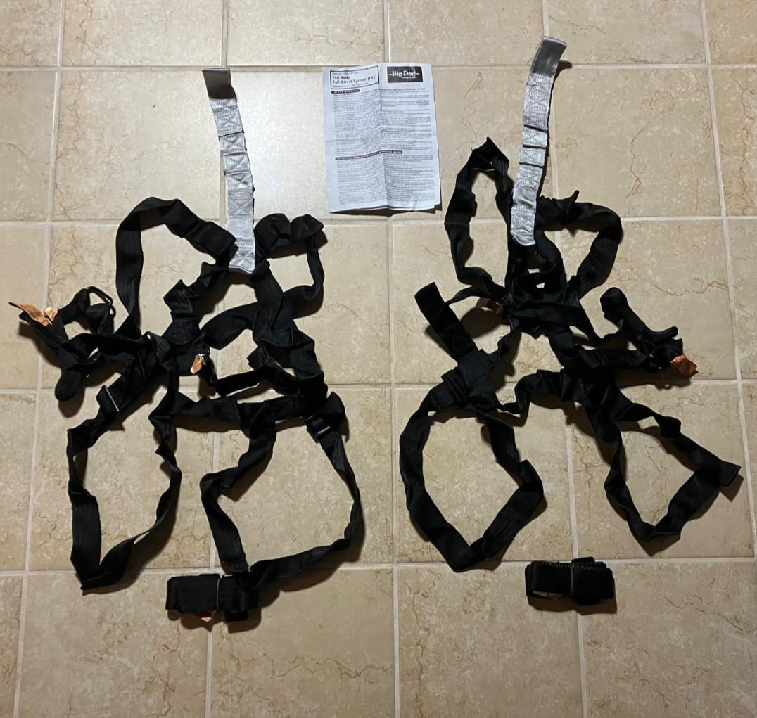 Big Dog Treestand Full-Body Safety Harnesses, Lot of Two