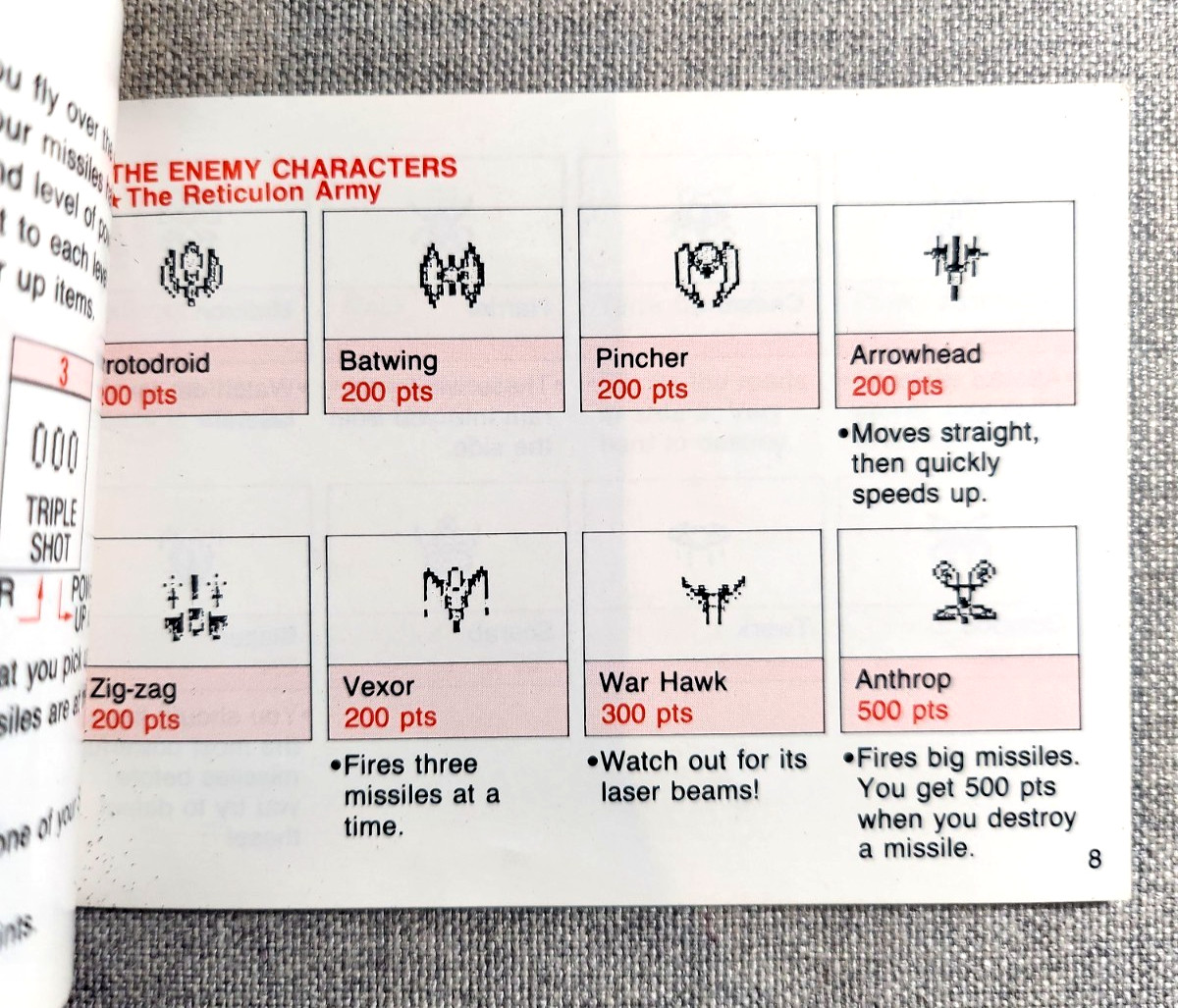 Solar Striker Instruction Booklet - Manual Only - GameBoy