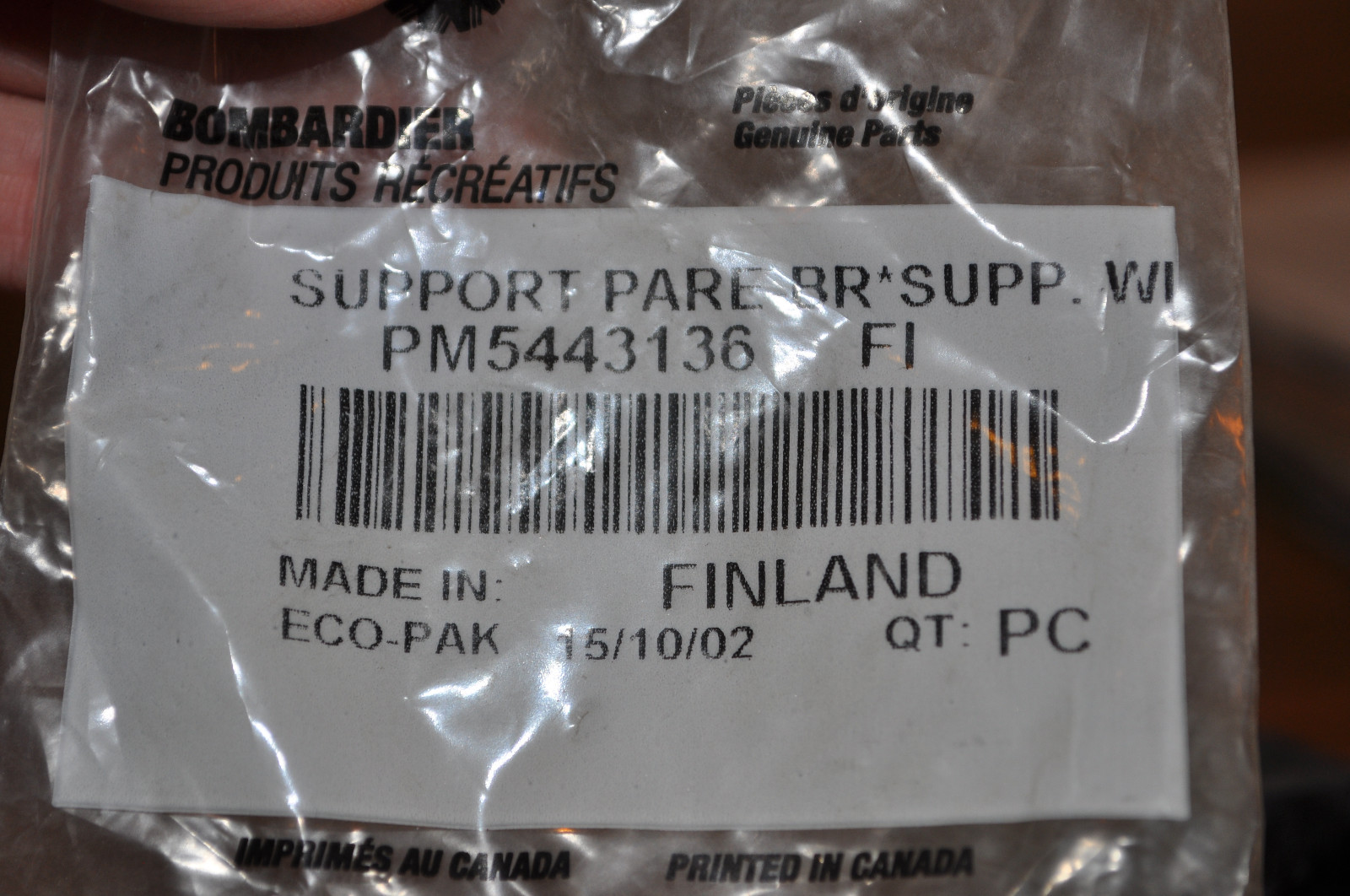 Skidoo - OEM *New* #5443136 Windshield Support