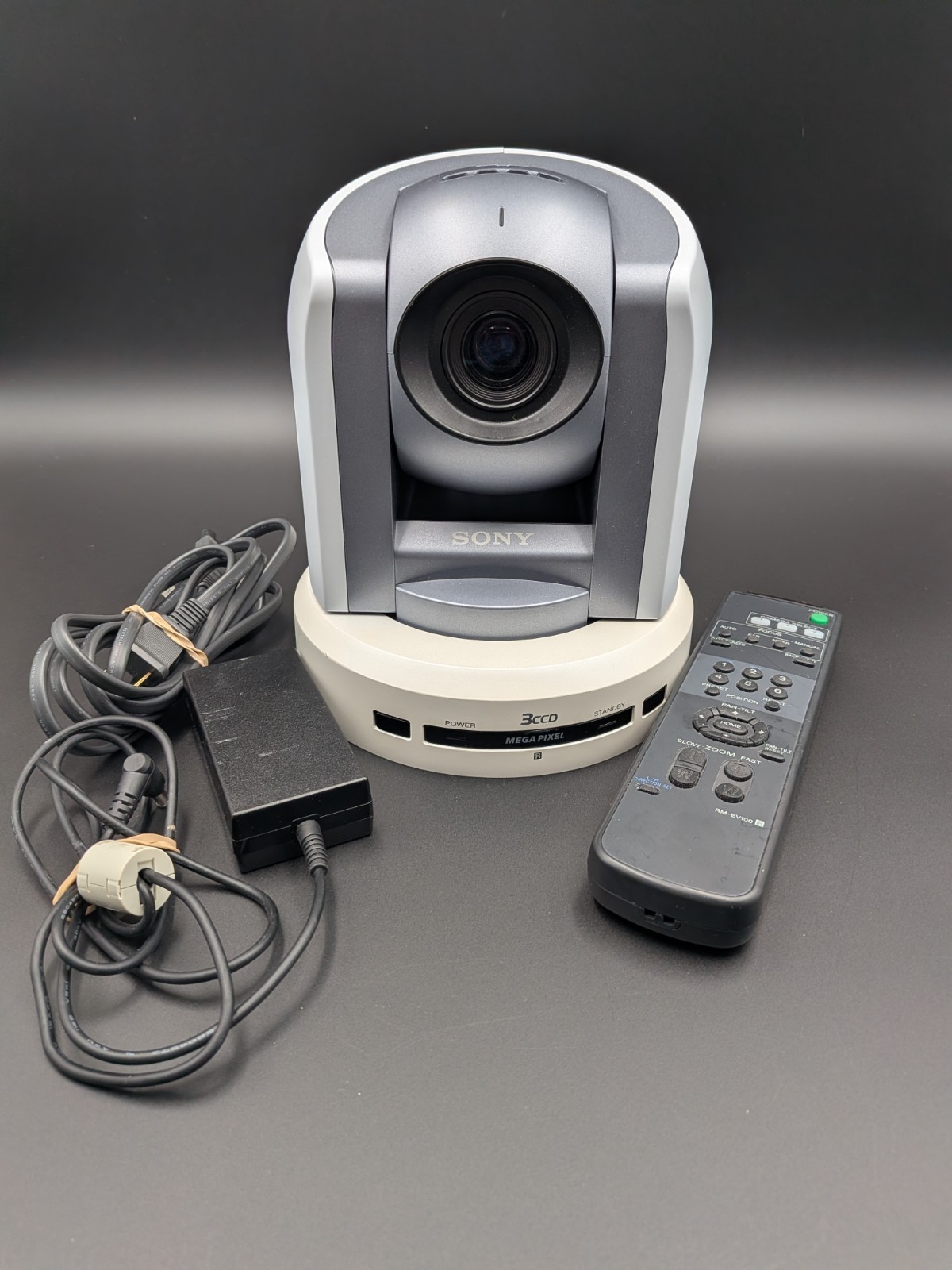 Sony BRC-300 Color Video Camera 3-CCD Pan Tilt Zoom Security Surveillance Power