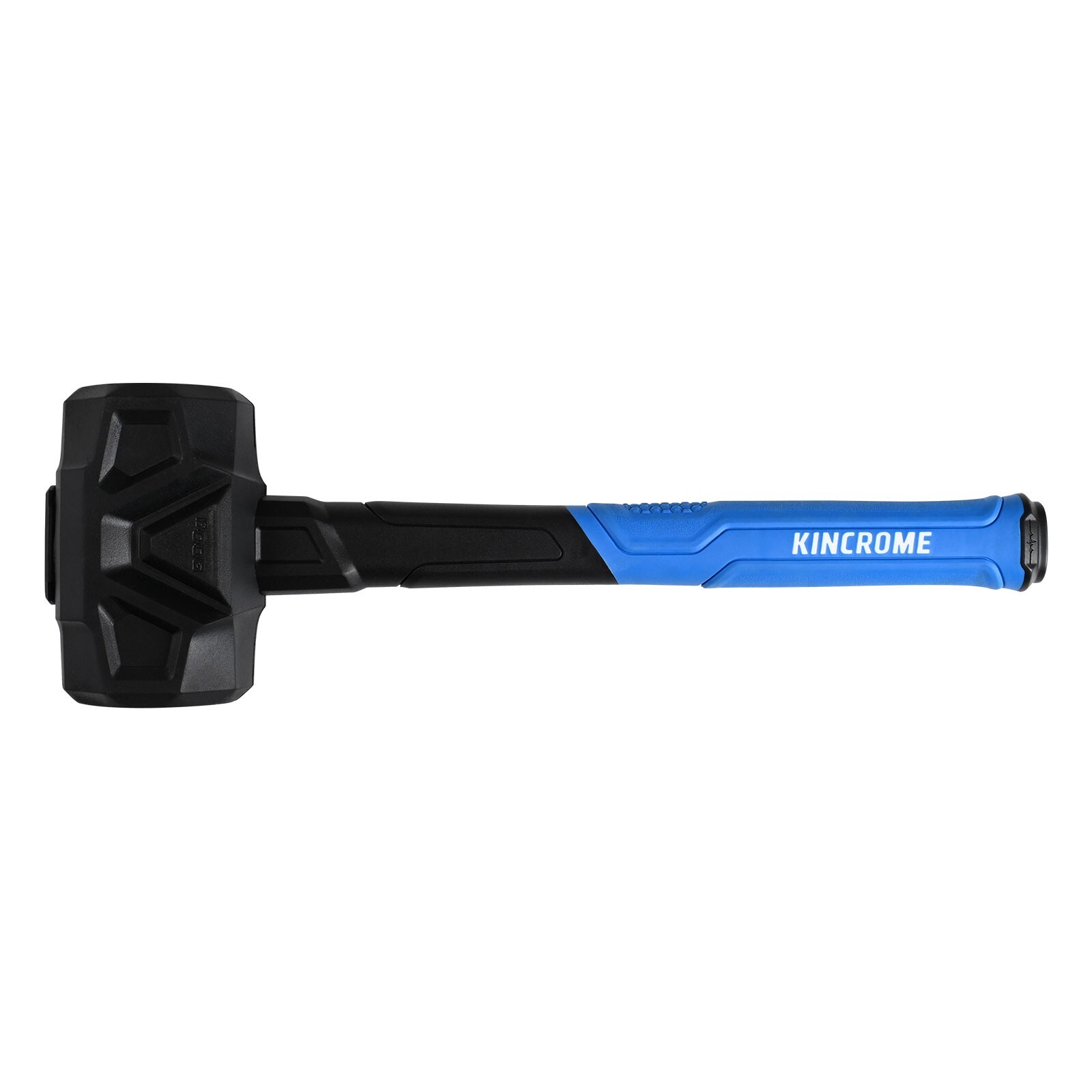 KINCROME Black Rubber Mallet 32oz (900g)- Fiberglass Handle Graphite Core K9092