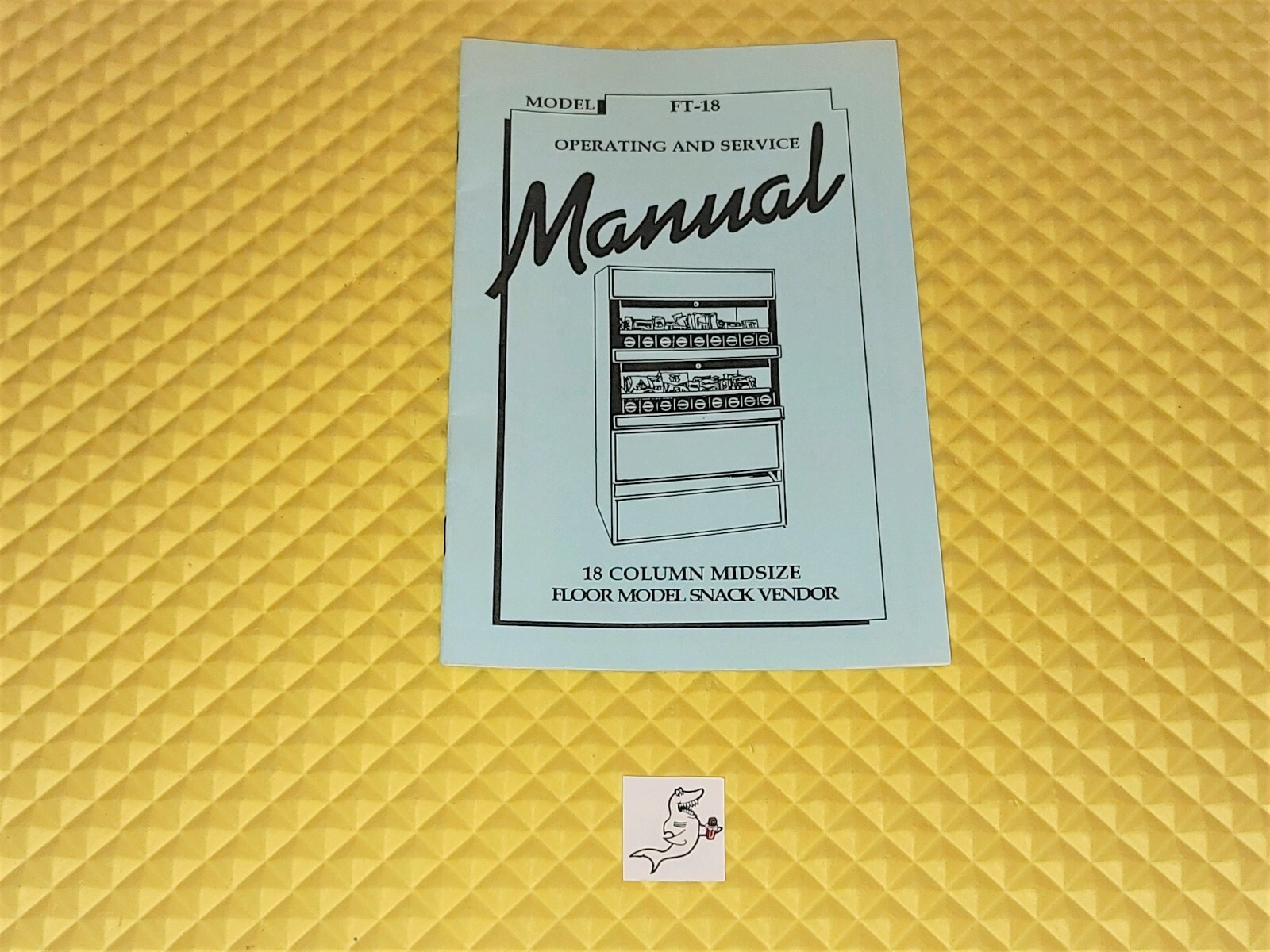ANTARES EDINA 18 COLUMN SNACK VENDING MACHINE MANUAL / Free Ship!
