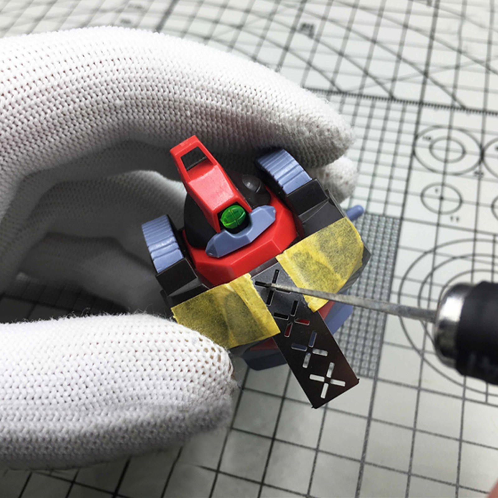 13 in 1 Model Stencil Templates Scribing Line Drilling for 1/144 1/100 Gundam