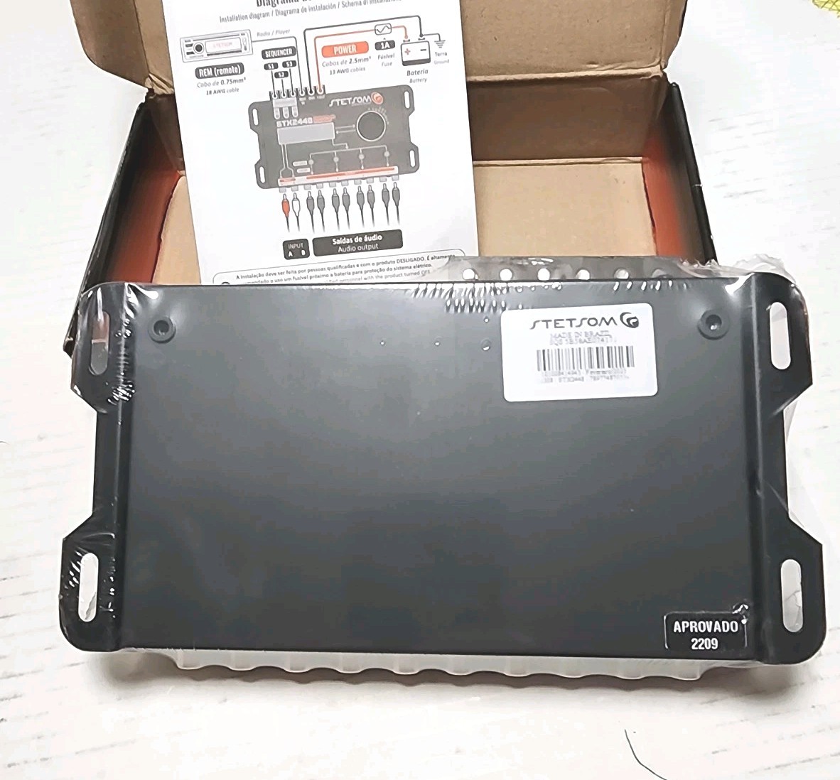 Stetsom STX2448 DSP Crossover and Equalizer 4 Channel Full Digital Signal Proces