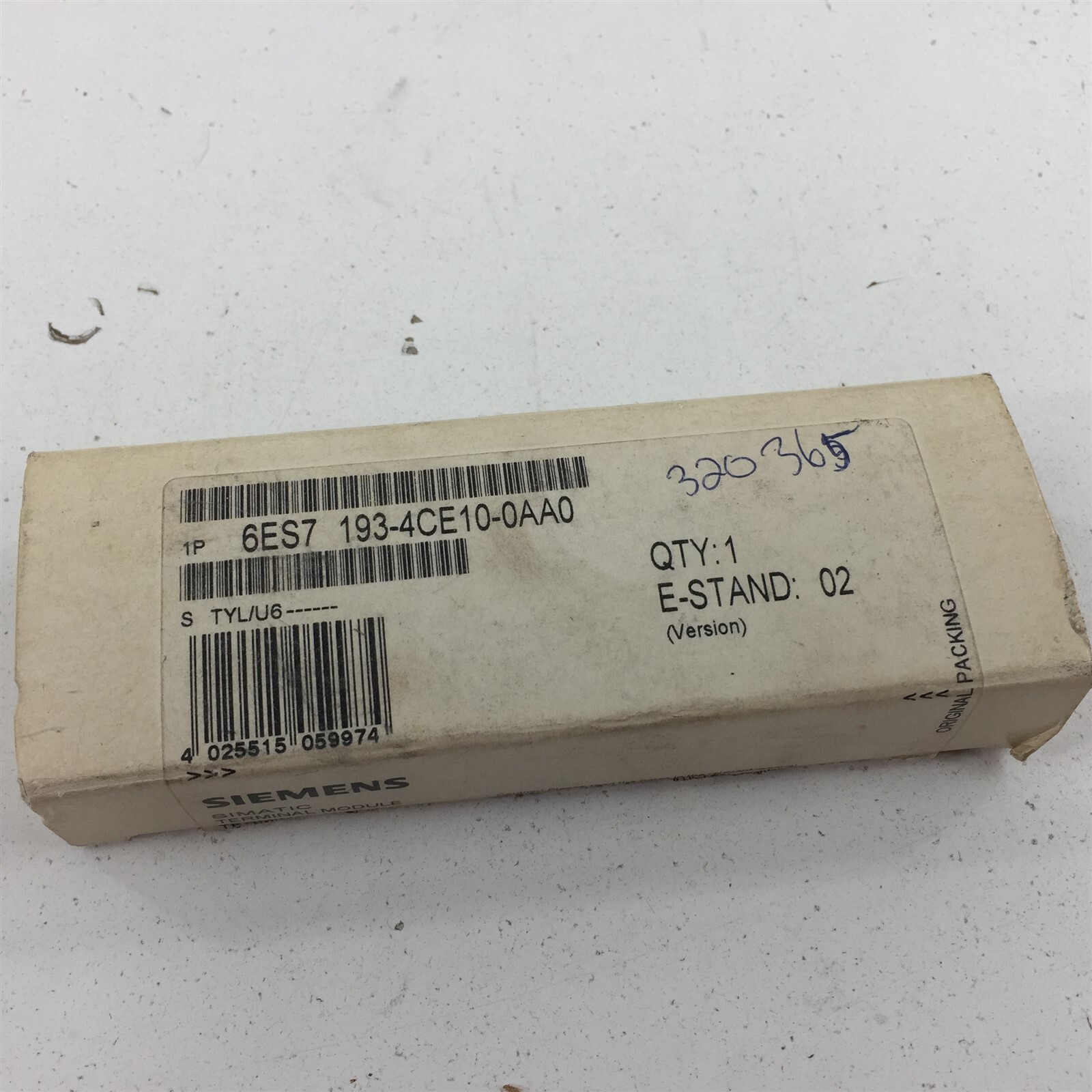 Siemens 6ES7 193-4CE10-0AA0 E-Stand