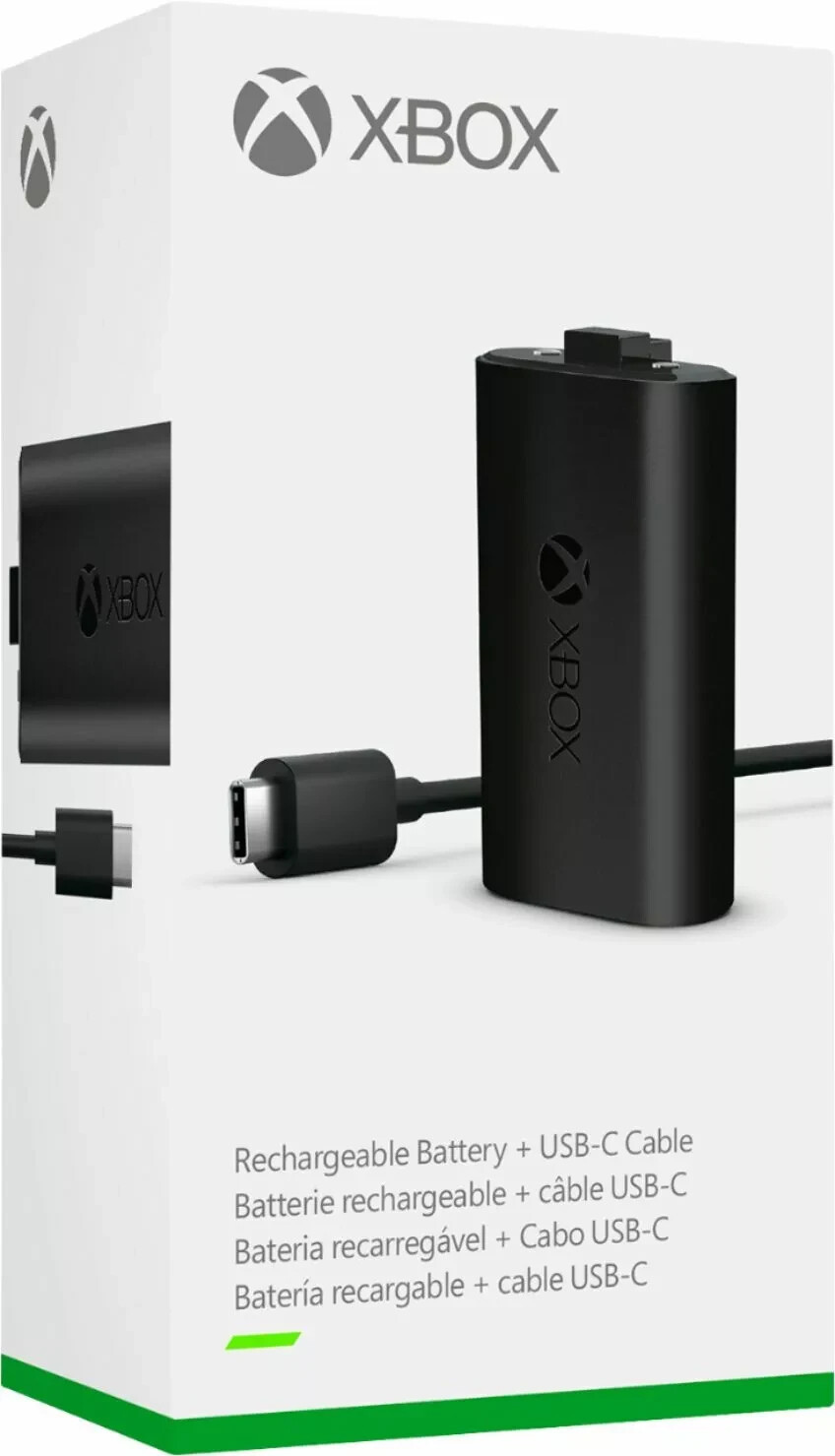 Original Xbox Rechargeable Battery + USB-C Cable [Xbox One Accessory]