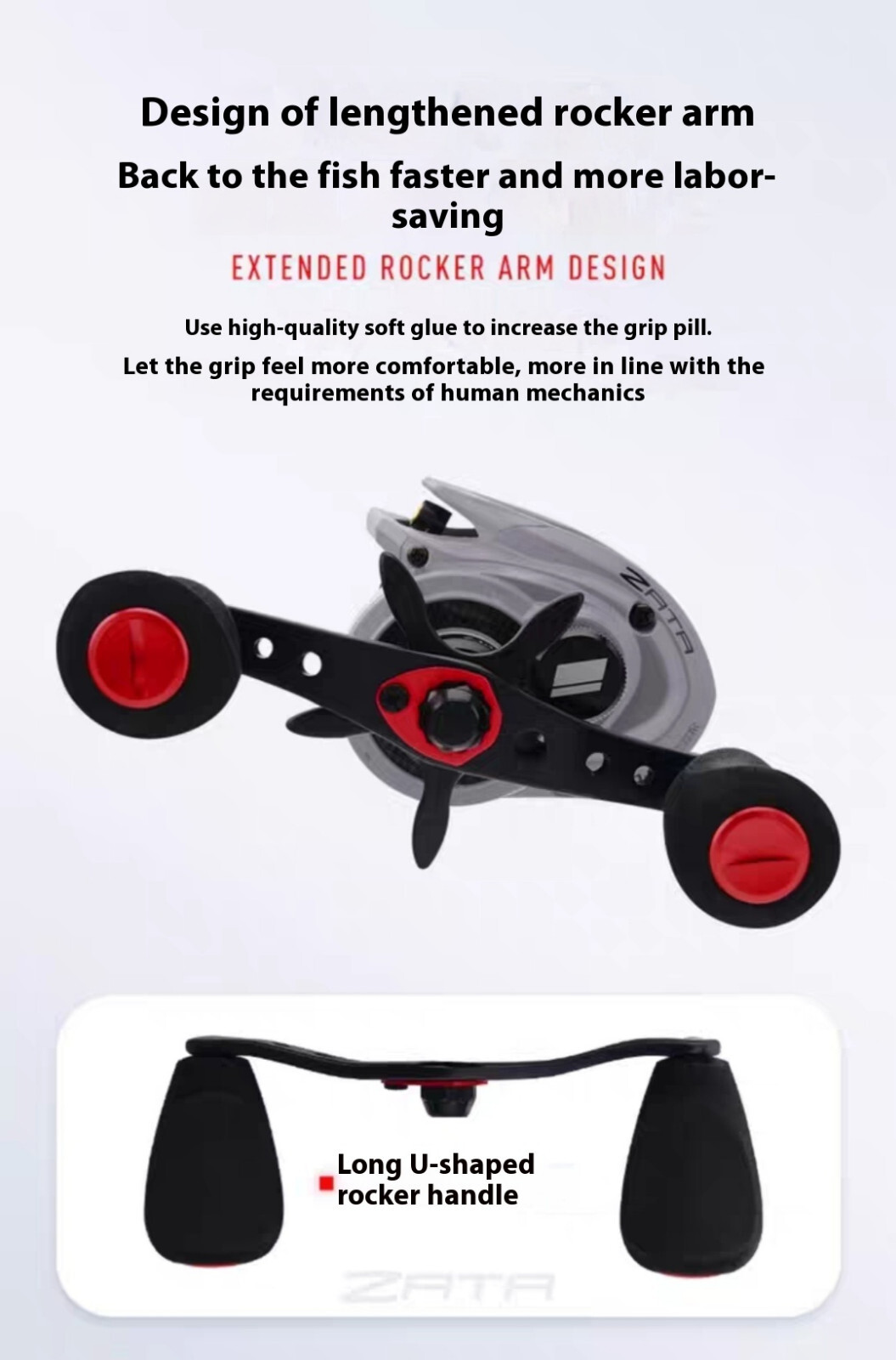 Abu Garcia ZATA Low Profile Baitcast Fishing Reel - Left Hand reel