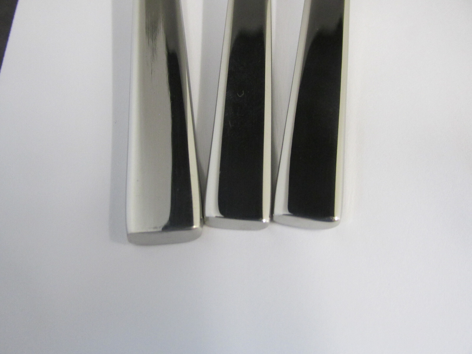 PATTERN COLE STAINLESS FLATWARE 3 SOUP SPOONS 3 DINNER 3 SALAD FORKS REED BARTON