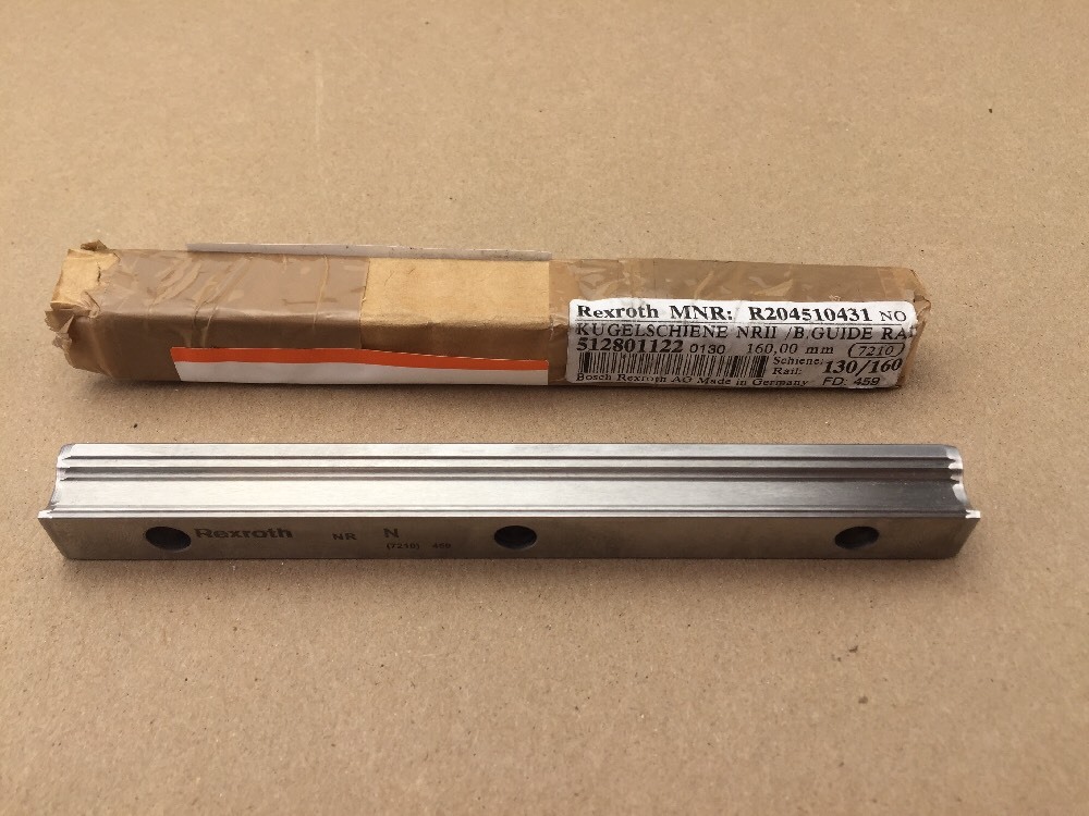 New Bosch Rexroth R204510431 Ball Guide Rail 160mm 512801122 0130 NRII ShipsFREE