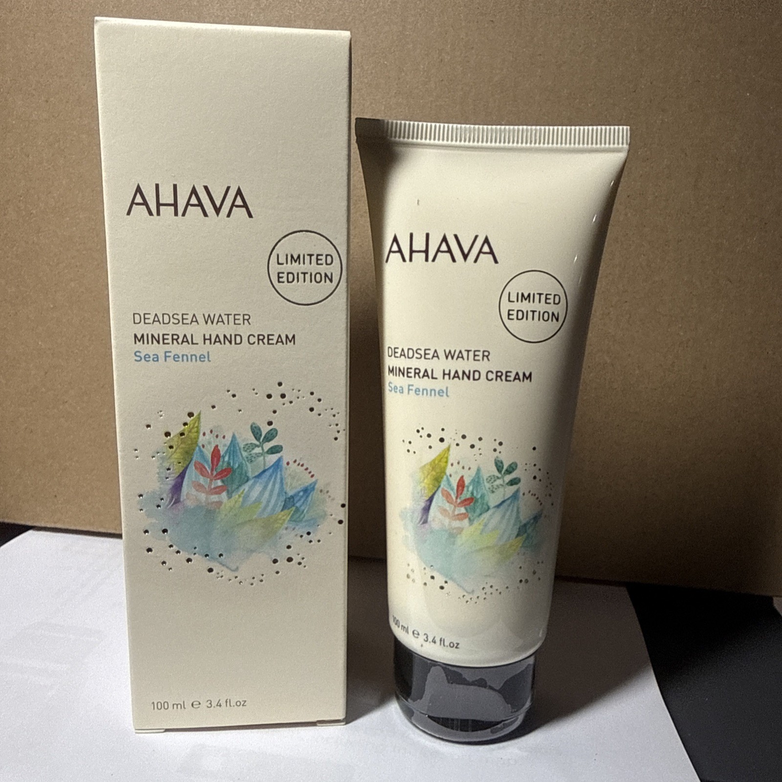 AHAVA Deadsea Water Mineral Hand Cream, Sea Fennel, 3.4 fl oz SEALED NIB