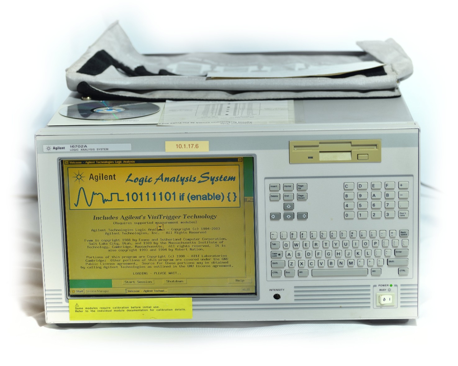 HP 16702A Logic Analysis System with 2x 16711A 32KSa Analyzers and MORE