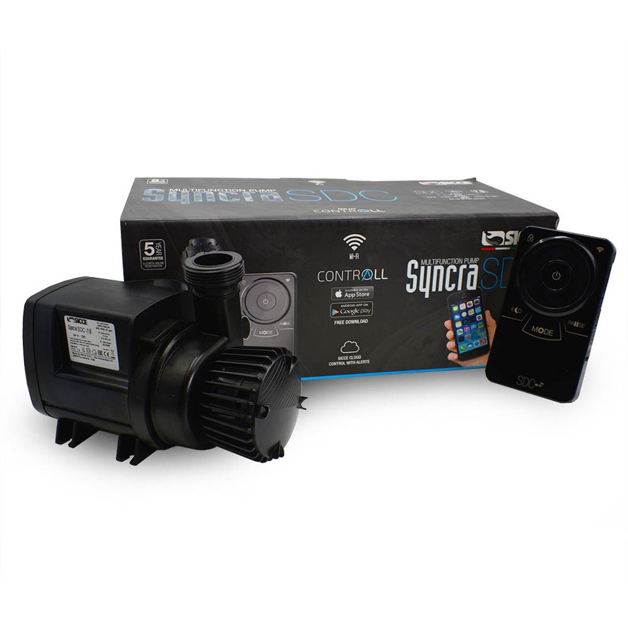 SICCE SYNCRA SDC 7.0 MULTIFUNCTION WATER PUMP CONTROL from 800-1900 GPH SIC679