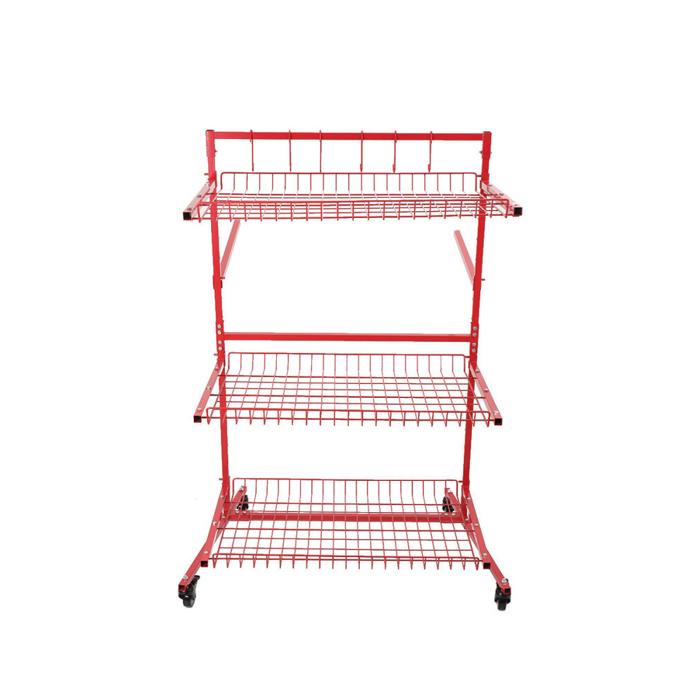 Parts Management Storage Rack Mobile Auto Body Rolling Parts Cart Body Shop Tool