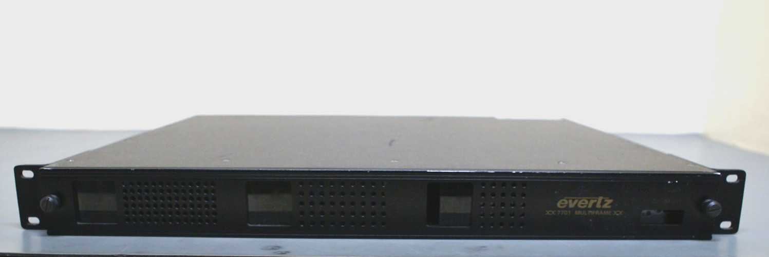 Evertz 7701FR Multiframe Chassis with 7701PS PSU       2G
