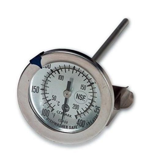 CD400K Candy/Deep Fry Thermometer with Clip, Multicolor