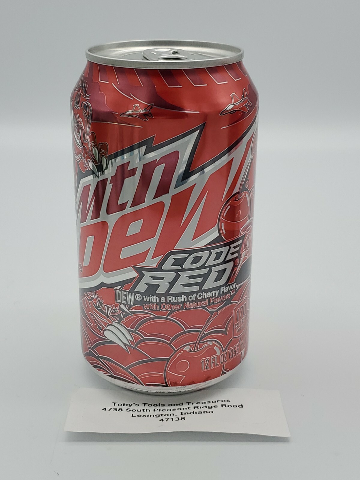 2022 Mountain Dew Mtn Dew Code Red Full 12oz Can New Design Mtn Dew PepsiCo