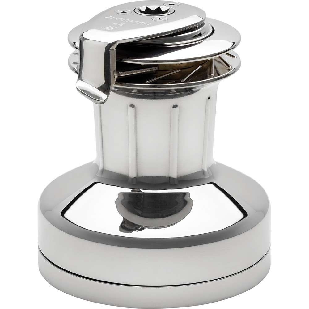 Andersen 46 ST FS 2-Speed Self-Tailing Manual Winch, Full Stainless Steel