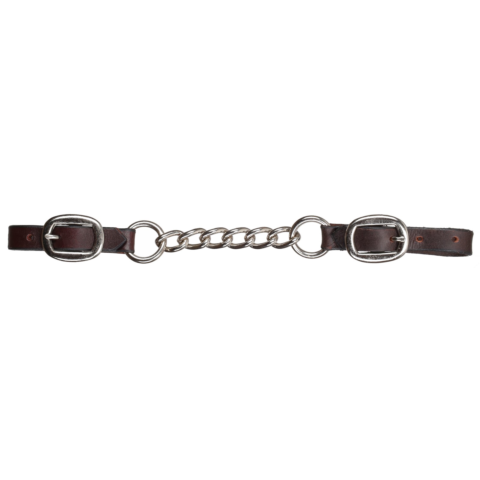 Showman Argentina Cow Leather Curb Chain