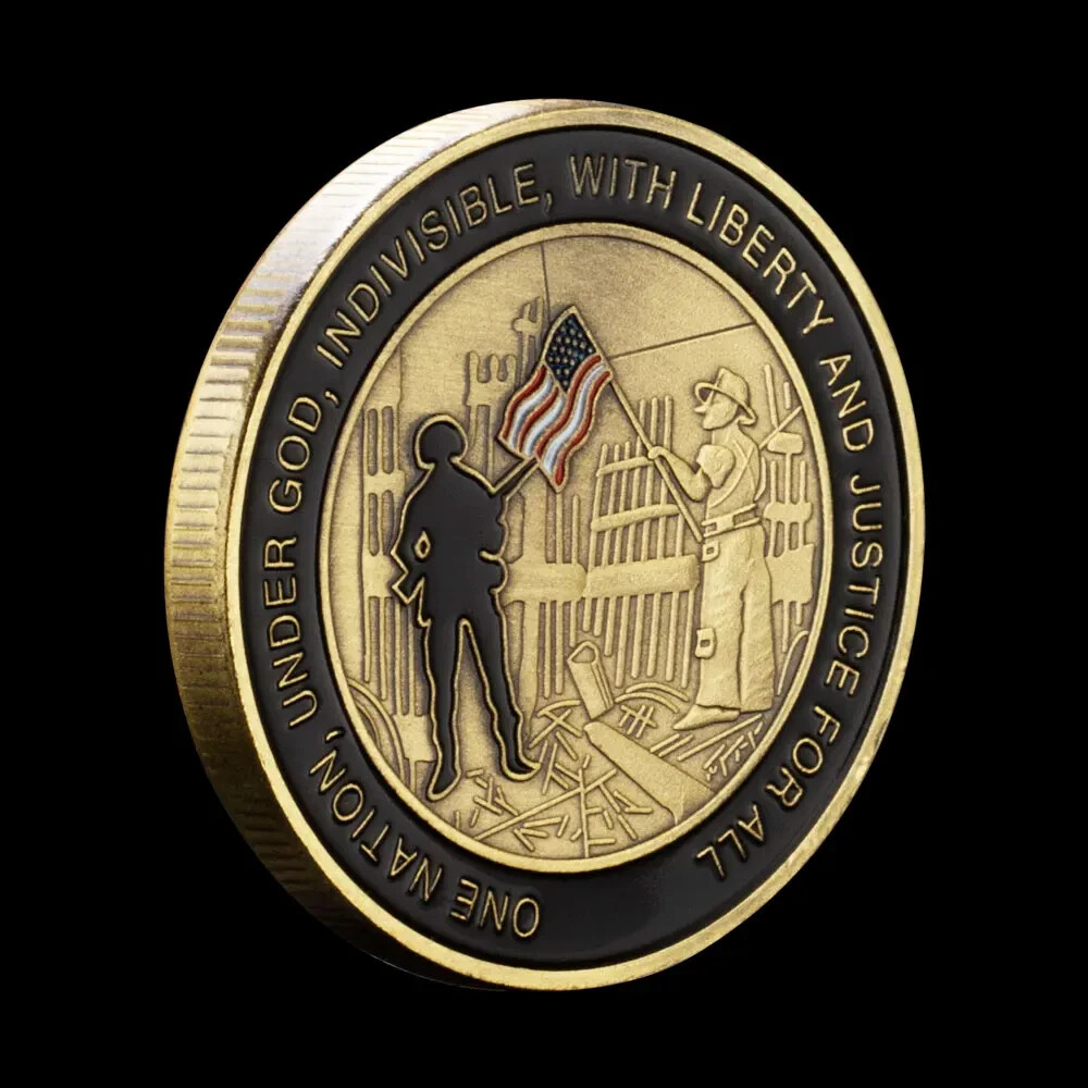 Honoring and Remembering 11 September 2001 Commemorative Challenge Coin Gift