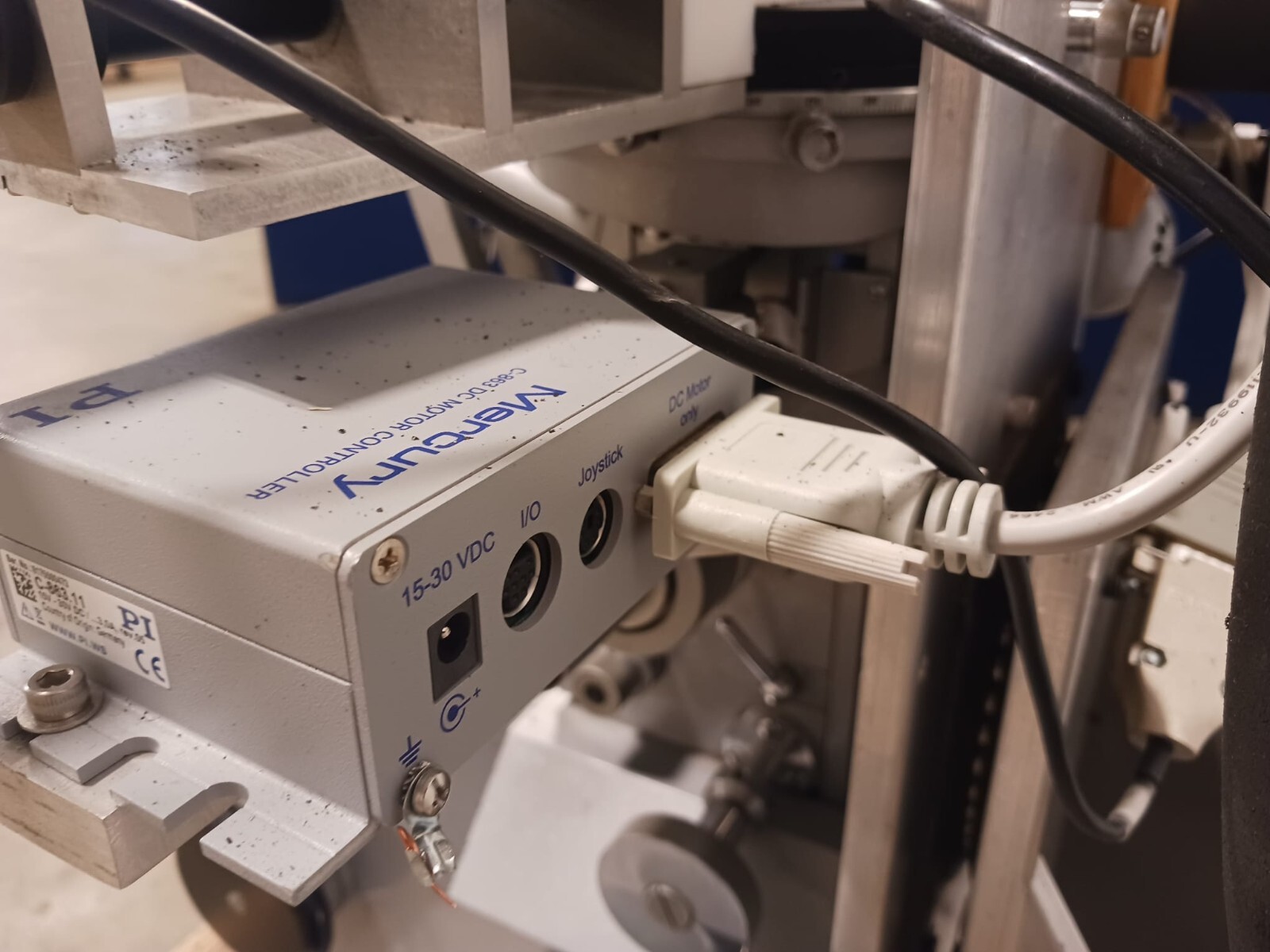 Reichert William J. Hacker Microscope w/PI Mercury C-863.11 DC Motor Controller