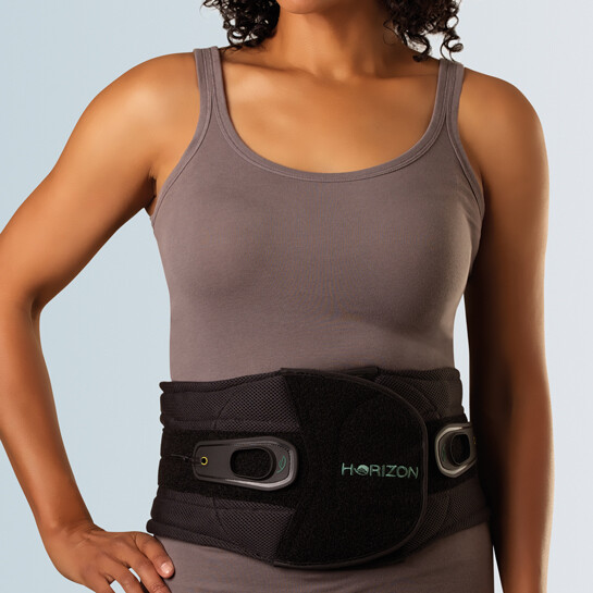 FGP HORIZON 627 SEMI-RIGID LUMBOSACRAL CORSET WITH PULLEY TIE-DOWN SYSTEM